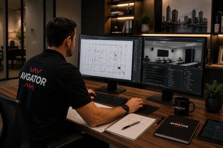 Design & Engineer stage of AVgator's project process