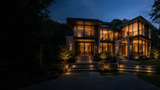 Modern mixed-use development